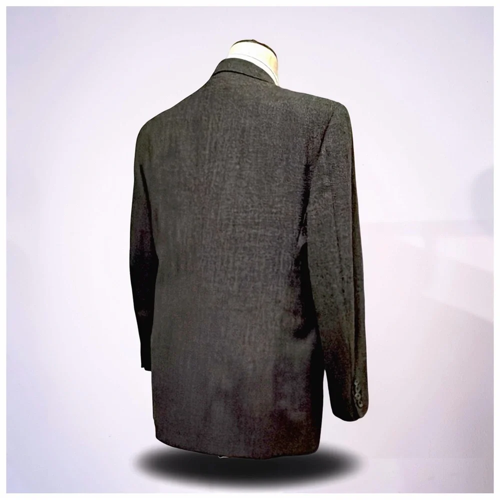 Joseph Abboud JoA II Double Breasted Blazer| 40R | Charcoal Wool | Classic